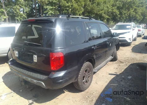 2005 Honda Pilot Ex from USA, damaged, VIN 5FNYF18495B023638